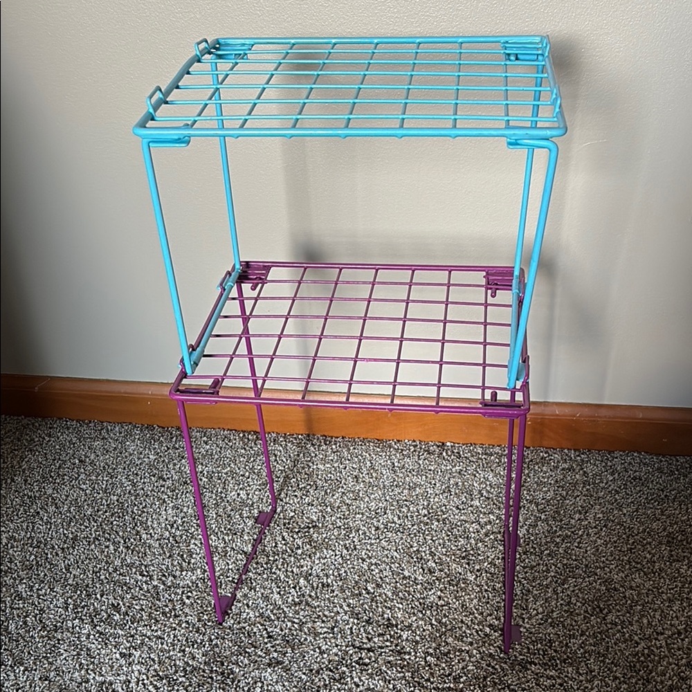 2 Colorful Wire Storage Baskets - Picture 2 of 10